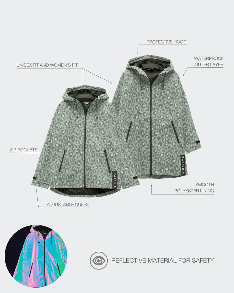 PAIKKA Regenjacke Green Leo
