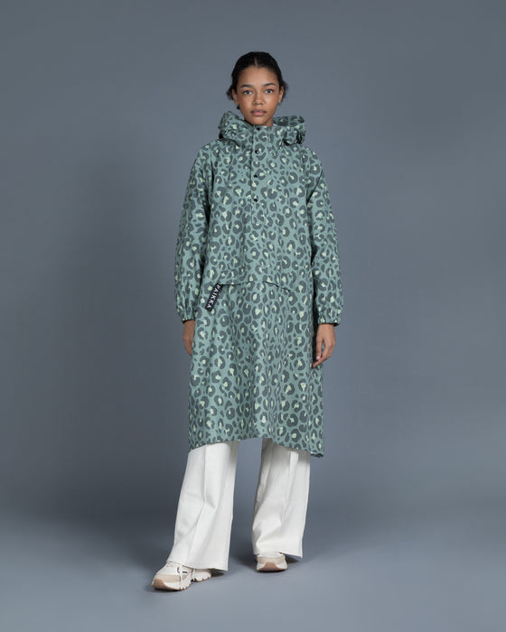 PAIKKA Regenponcho Green Leo
