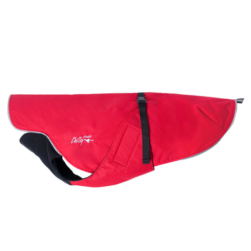 Roter Chilly Dogs Mantel