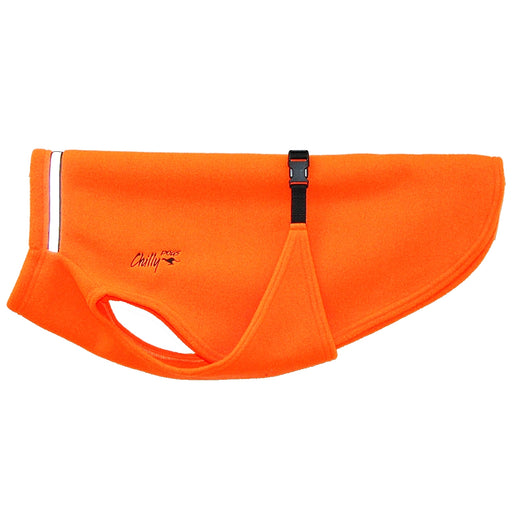 Oranger Hundepullover, Fleece von Chilly Dogs