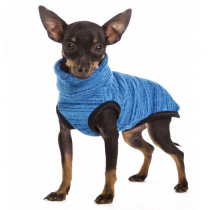 Chihuahua in blauem Pullover von Sofa Dog Wear