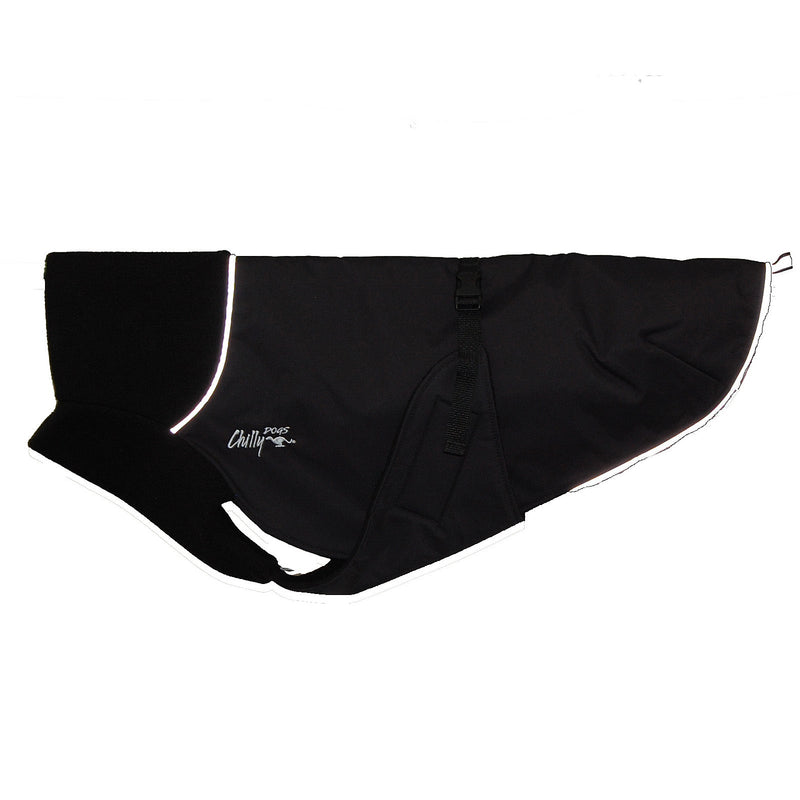 schwarzer Chilly Dogs Wintermantel