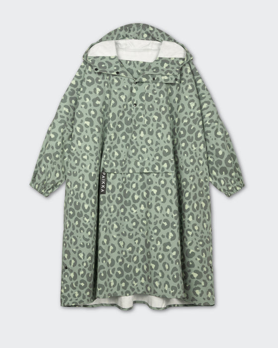 PAIKKA Regenponcho Green Leo