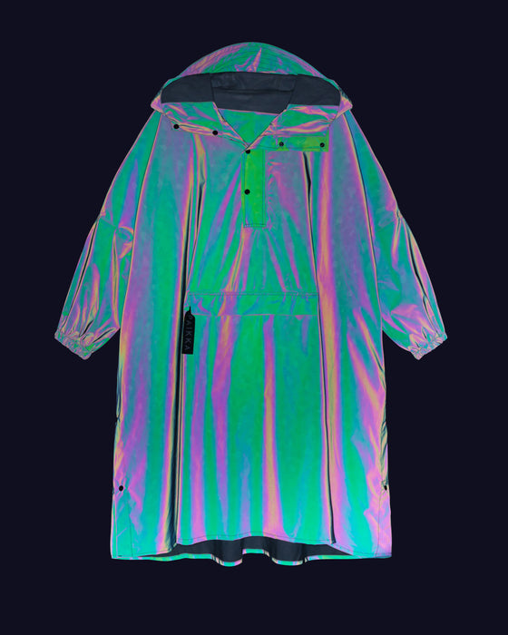 PAIKKA Regenponcho Green Leo