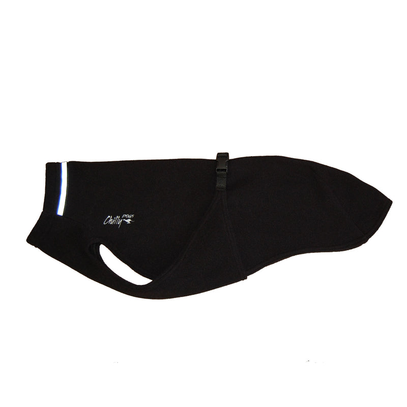 Schwarzer Hundepullover, Fleece von Chilly Dogs