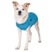 Heller Hund mit hellblauen Bademantel - Long&Lean von Chilly Dogs