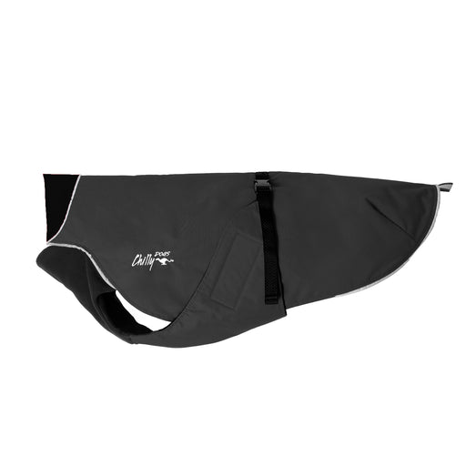 schwarzer Regenmantel, Harbour Slicker, von Chilly Dogs